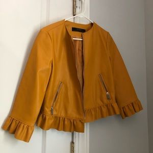 Zara Mustard Yellow Jacket